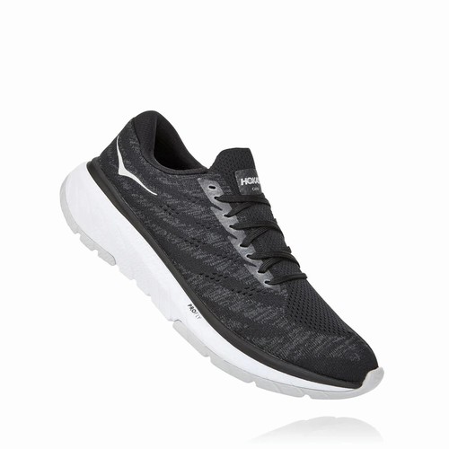 Hoka One One CAVU 3 Road Running Shoes For Men India Black IN-4890